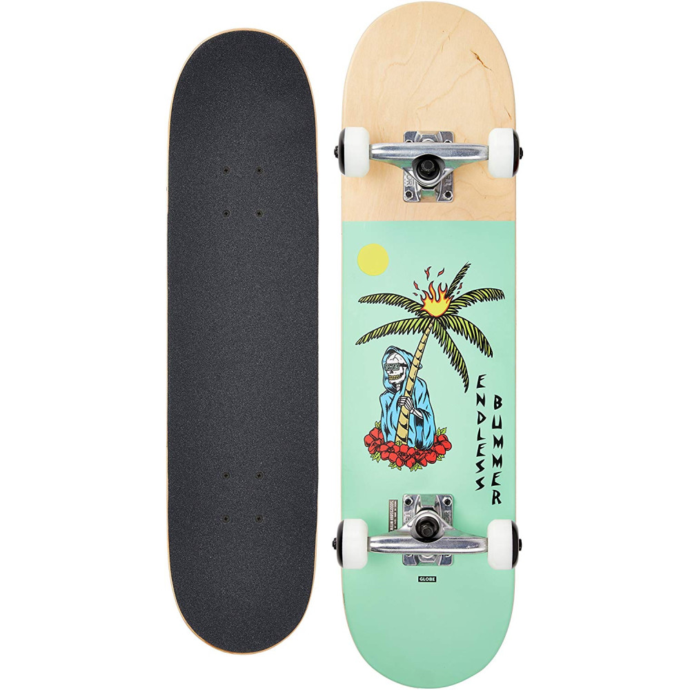 Skateboard Globe Endless Bummer Mid 7.375'' Seafoam / Natural C...
