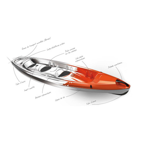 Bic Borneo Orange 2020 - Sit-On-Top