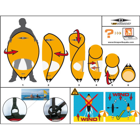 Bic Kayak Sail Kit Pro 2020 - Accessories