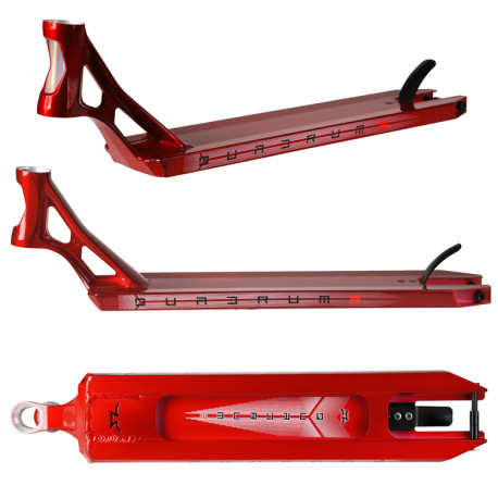 AO Scooter Quadrum 3 4,8\\" Deck Red Trsp 2019 - Decks