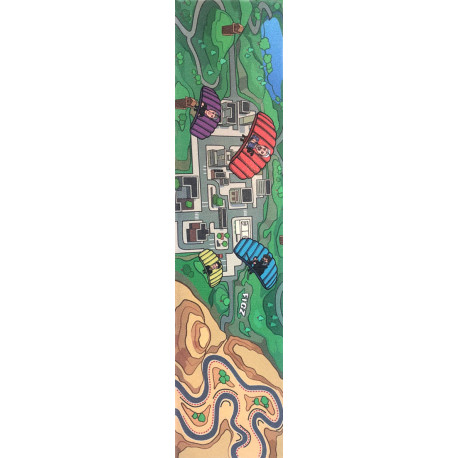 Figz Collection Royale Pro Scooter Grip Tape Green 2019 - Grip
