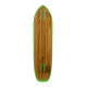 Moonshine Outlaw Black/Green 38.25\\" 2019 - Deck Only - Planche Longboard ( à personnaliser )