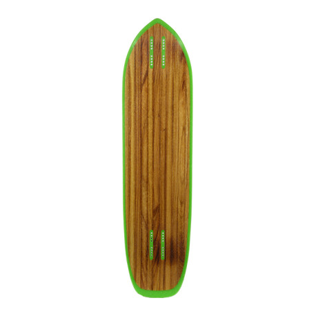 Moonshine Outlaw Black/Green 38.25\\" 2019 - Deck Only - Planche Longboard ( à personnaliser )