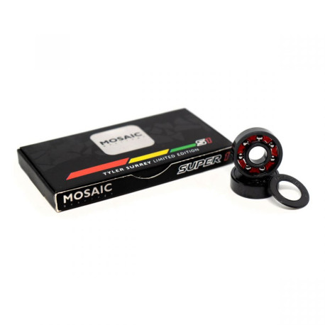 Mosaic Super 1 Tyler Surrey Abec 7 L.E. Black 2019 - Roulements pour skateboards