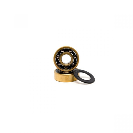 Mosaic Super Titanium 1 Abec 7 Black 2019 - Roulements pour skateboards