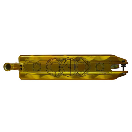 Crisp Scooter Deak Evolution Polished 4.8\\"x20.5\\" Gold 2019 - Plateaux / Decks