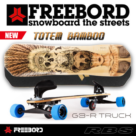 Freebord Totem Bamboo Deck Only 2019 - Freebord Planche Seul