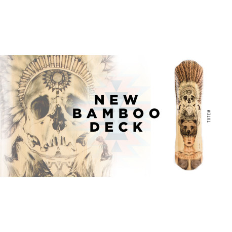 Freebord Totem Bamboo Deck Only 2019 - Freebord Planche Seul