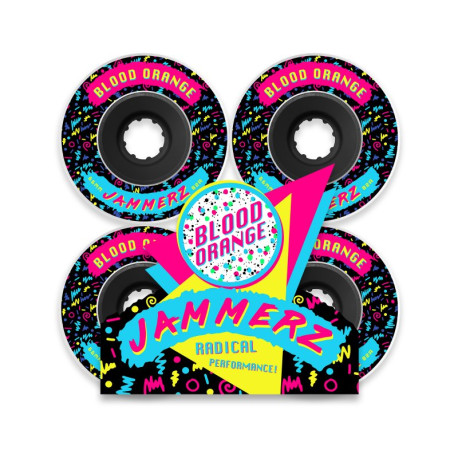 Blood Orange Jammerz 66mm 82A Black 2019 - Roues Longboard