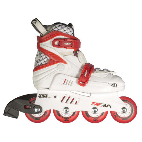 Inline Skates Seba Junior White Red 2019 - Inline Skates