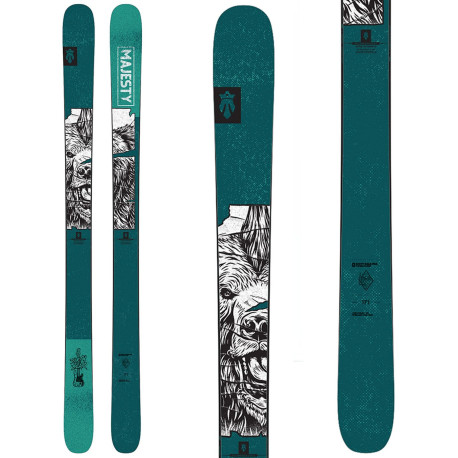Ski Majesty Dirty Bear PRO 2024 + Skibindungen