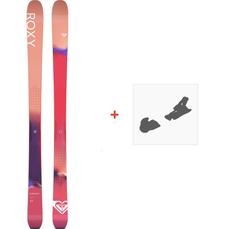 Ski Roxy Shima 90 2020 + Fixations de ski - Ski All Mountain 86-90 mm avec fixations de ski à choix
