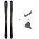 Ski Head Kore 87 Grey 2020 + Touring Ski Bindings + Climbing Skins  - All Mountain + Touring