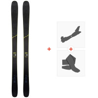 Ski Head Kore 93 Grey 2020 + Touring Ski Bindings + Climbing Skins 