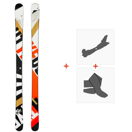 Ski Head Caddy 84 2020 + Touring Ski Bindings + Climbing Skins  - Freestyle + Piste + Touring