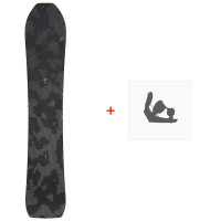 Snowboard Head Kizamu Lyt 2021 + Fixations de snowboard - Pack Snowboard Homme