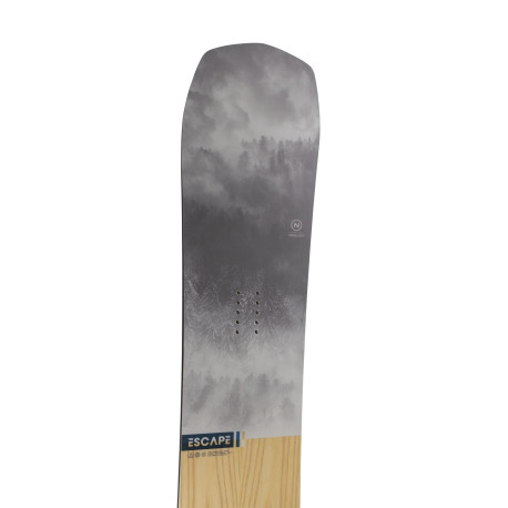 Snowboard Nidecker Escape 2024 + Fixations de snowboard