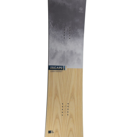 Snowboard Nidecker Escape 2024 + Fixations de snowboard