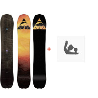 Snowboard Arbor Bryan Iguchi Pro Rocker 2020 + Fixations  - Pack Snowboard Homme