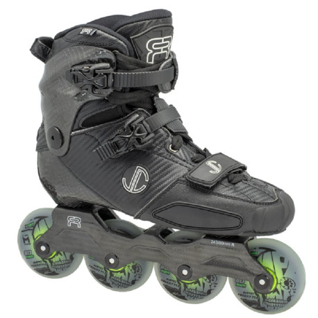 Roller en ligne FR Skates SL Carbon Freestyle Black 2019 - Rollers en ligne