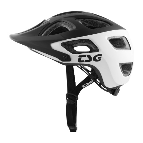 TSG Casque Seek Graphic Design Block White-black 2020 - Casques de vélo
