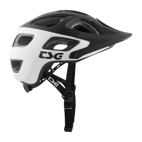 TSG Casque Seek Graphic Design Block White-black 2020 - Casques de vélo