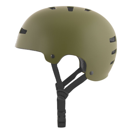 Casque de skateboard Tsg Evolution Solid Color Olive Satin 2023 - Casques de skate