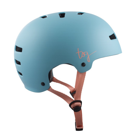 Skateboard helmet Tsg Evolution Women Solid Color Porcelain Blue Satin 2020 - Skateboard Helmet