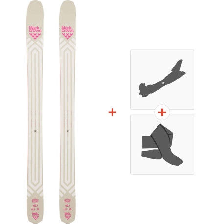Ski Black Crows Anima Birdie 2022 + Touring Ski Bindings + Climbing Skins  - Freeride + Touring