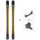 Ski Black Crows Justis 2022 + Touring Ski Bindings + Climbing Skins  - Freeride + Touring