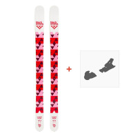 Ski Black Crows Magnis Birdie 2020 + FIxations de ski  - Pack ski junior