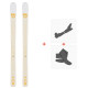 Ski Black Crows Orb Birdie 2021 + Touring Ski Bindings + Climbing Skins  - All Mountain + Touring