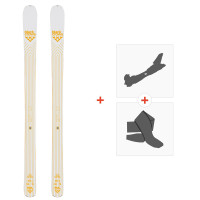 Ski Black Crows Orb Birdie 2021 + Touring Ski Bindings + Climbing Skins  - All Mountain + Touring