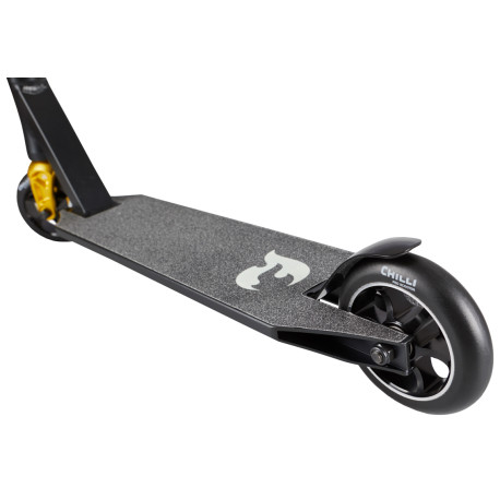 Chilli Scooter Complete Pro 5000 Blacky Black/Gold 2022 - Trottinette Freestyle Complète