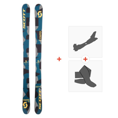 Ski Scott Kid Scrapper 2017 + Fixations de ski randonnée + Peaux