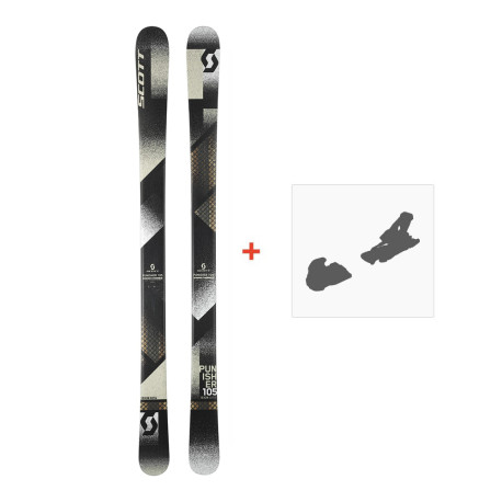 Ski Scott Punisher 105 2018 + Fixation de ski