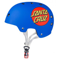 Skateboard helmet Bullet X Santa Cruz Classic Dot Matt Blue 2023 - Skateboard Helmet
