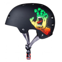 Casque de skateboard Bullet X Santa Cruz Black Rasta 2023 - Casques de skate