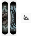 Snowboard Jones Mountain Twin 2023 + Fixations de snowboard