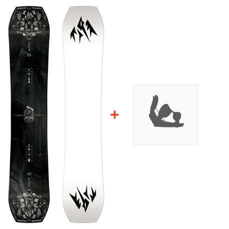 Snowboard Jones Tweaker 2023 + Fixations de snowboard