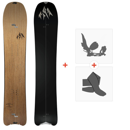 Splitboard Jones Hovercraft Women's 2022 + Splitboard Bindings + Skins 