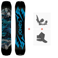 Splitboard Jones Mountain Twin 2022 + Splitboard Bindings + Skins 