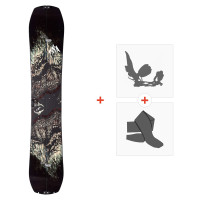 Splitboard Jones Mountain Twin 2023 + Fixation Splitboard + Peaux 