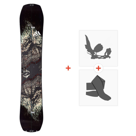 Splitboard Jones Mountain Twin 2023 + Fixation Splitboard + Peaux 