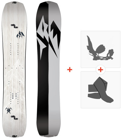Splitboard Jones Solution 2022 + Splitboard Bindings + Skins 