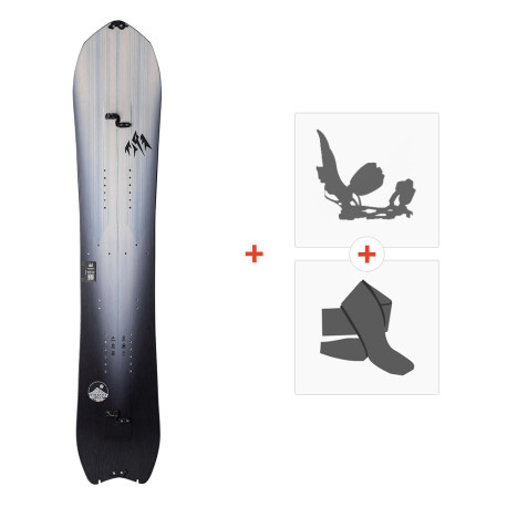 Splitboard Jones Stratos 2023 + Splitboard Bindings + Skins 