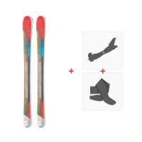 Ski Nordica Belle 88 2017 + Fixations ski de rando + Peaux -