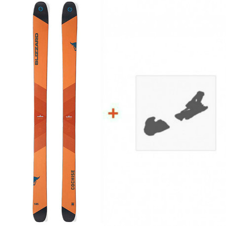 Ski Blizzard Cochise 2018 + FIxations de ski  - Pack Ski Freeride 106-110 mm