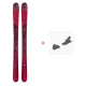 Ski Blizzard Black Pearl 97 2022 + FIxations de ski  - Pack Ski Freeride 94-100 mm