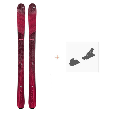 Ski Blizzard Black Pearl 97 2022 + FIxations de ski  - Pack Ski Freeride 94-100 mm